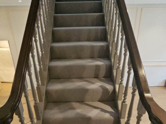 Cormar Carpets Pimlico Cement installation in Knightsbridge