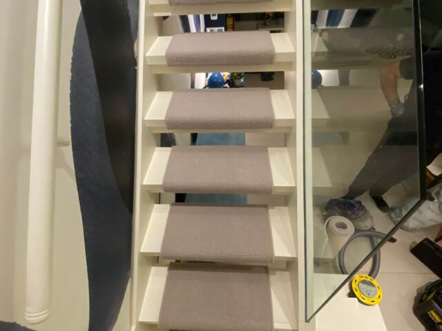 Elements London Roma Tusk carpet installation in Notting Hill