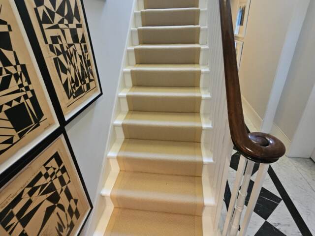 Fibre Carpets Wool Herringfine Colour Bank installation in Richmond