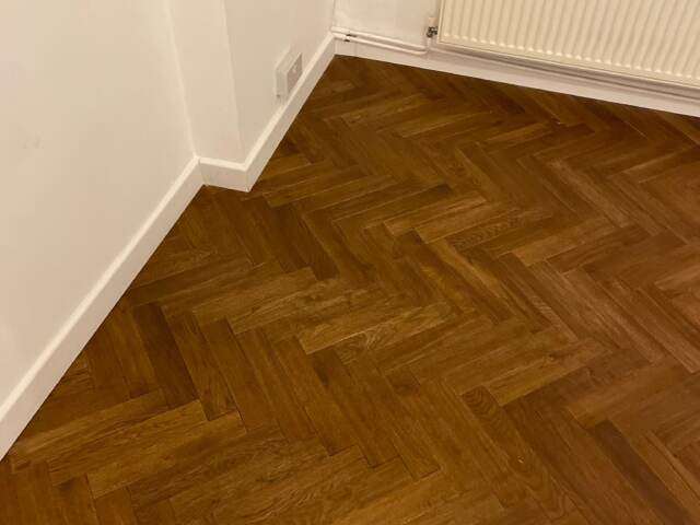 La Collezione Panorama La Sengla wood flooring installation in Fulham