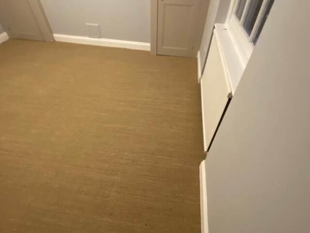Fibre Carpets Sisal Easyclean Boucle Sunstone installation in Kensington