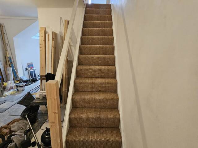 Kersaint Cobb Sisal Tigers Eye Flint carpet installation in Paddington