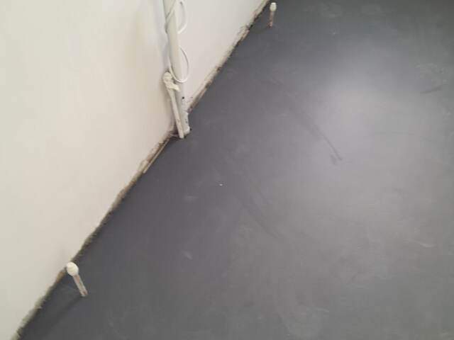 Marmoleum Cocoa Meringue installation in Knightsbridge