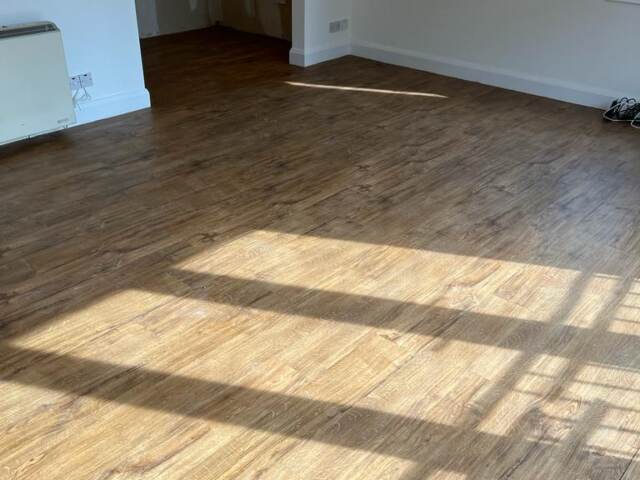 Amtico Spacia Sherwood Oak installation in Fulham