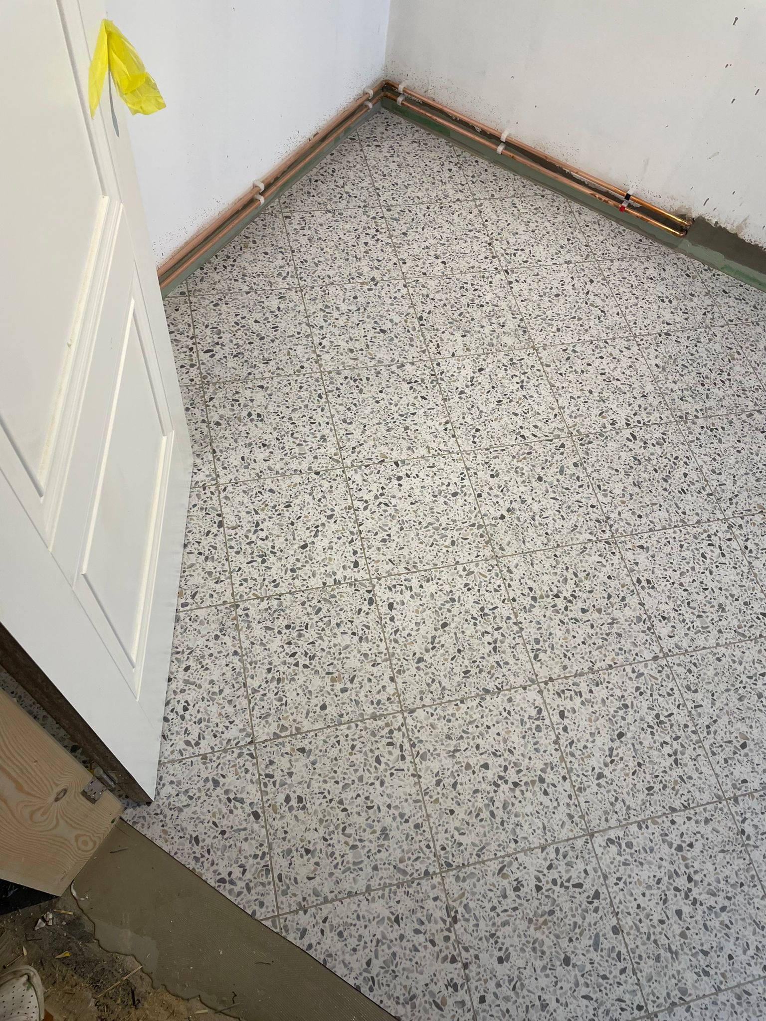 Amtico Spacia Terrazzo Negroni installation in Borough-1