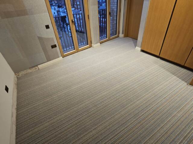 Elements London Africa Macaw carpet installation in Richmond