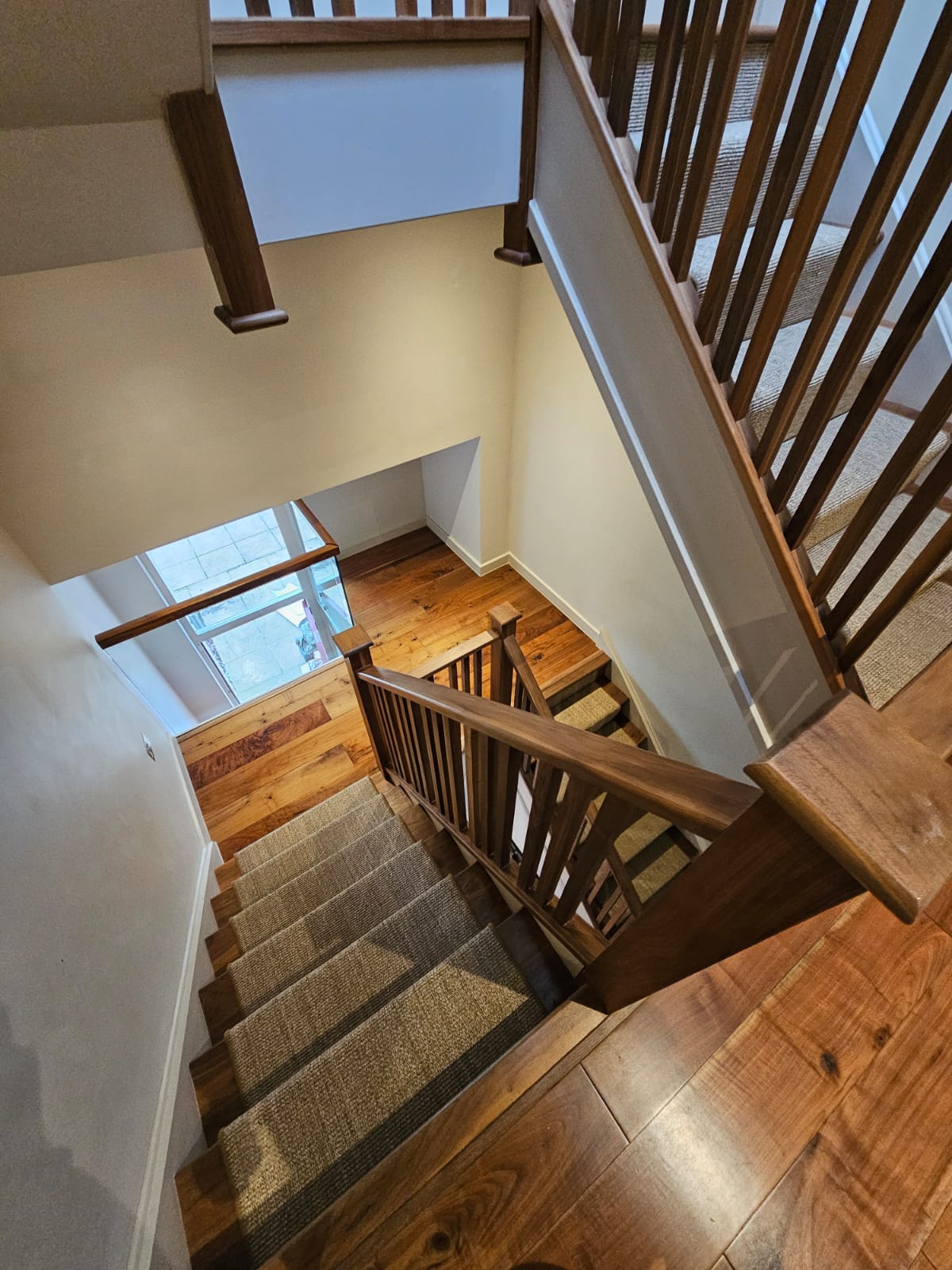 Fibre Carpets Sisal Easyclean Sunstone installation in Hampstead-2