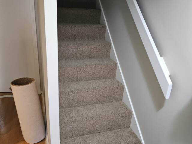 Cormar Carpets Natural Twist Deluxe Berber Marigold installation in Docklands