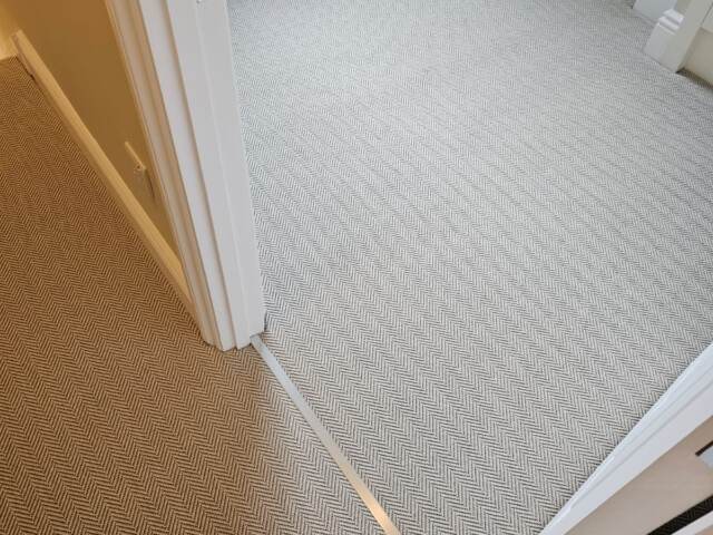 Crucial Trading Alpine Nordic Time carpet installation in Hammersmith