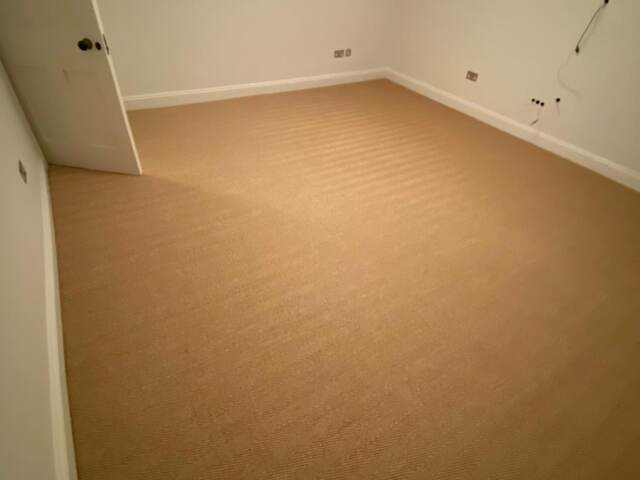 Fibre Carpets Sisal Havana Ore installation in Camden