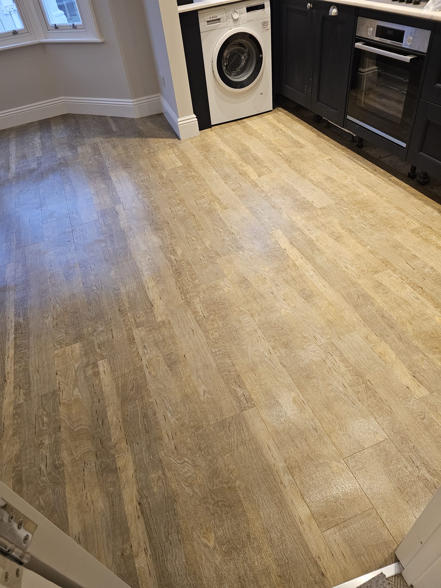 Amtico Spacia Bleached Elm installation in Notting Hill-2