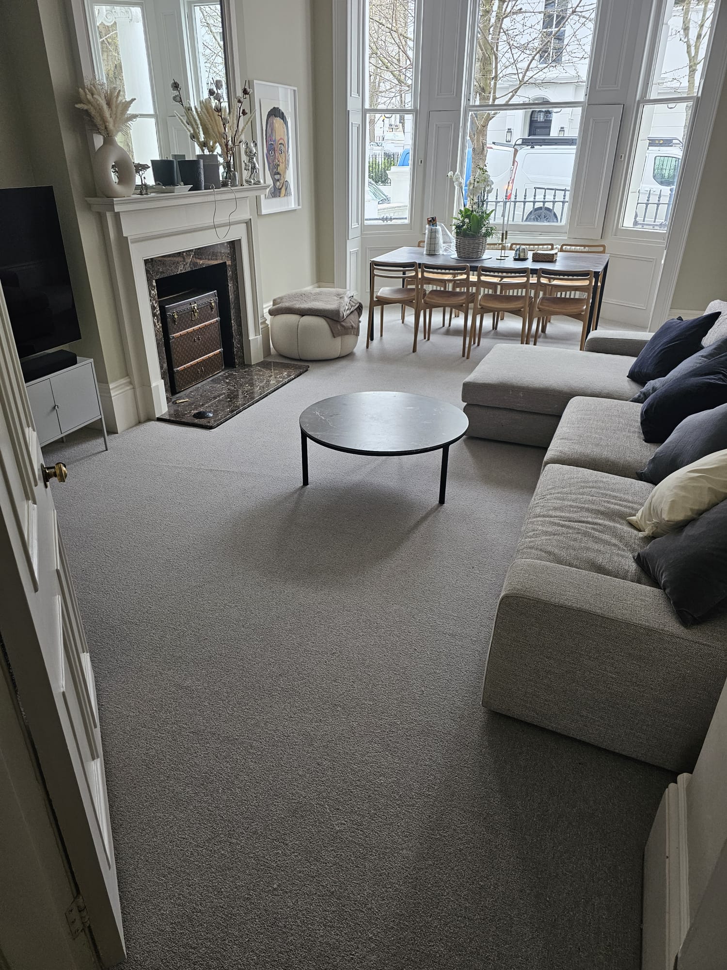 Clarendon Carpets Royal Sweden Zinc installation in Islington-0