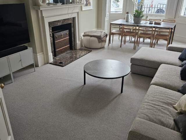 Clarendon Carpets Royal Sweden Zinc installation in Islington