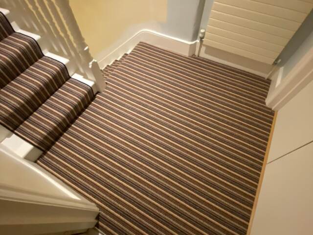 Crucial Trading Mississippi Indigo Russett WS149 carpet installation in Hampstead