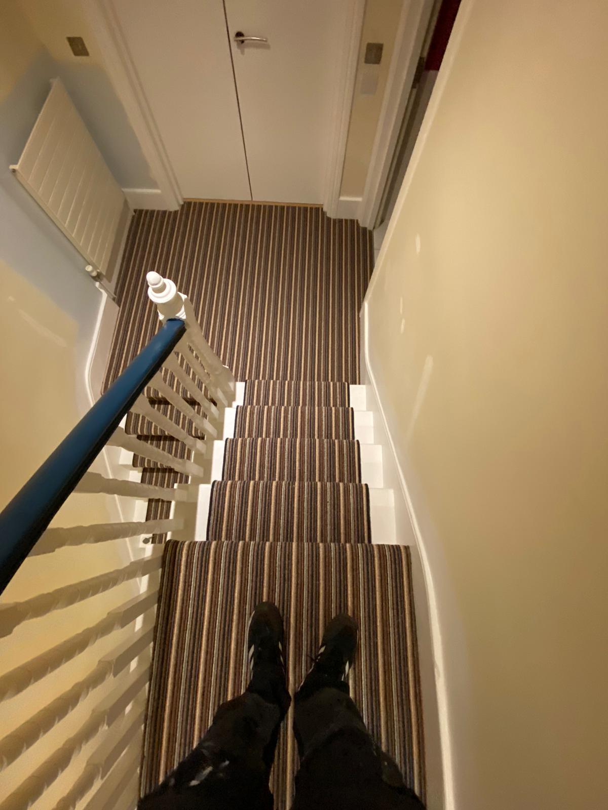Crucial Trading Mississippi Indigo Russett WS149 carpet installation in Hampstead-2