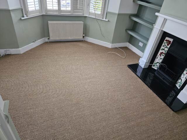 Fibre Carpets Sisal Bengal Raj installation in Croydon
