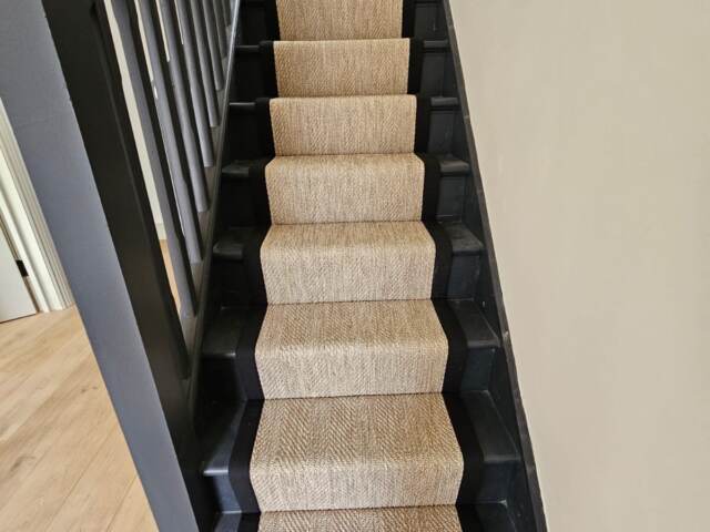 Unnatural Flooring New England Stanford NE6003 carpet installation in Battersea