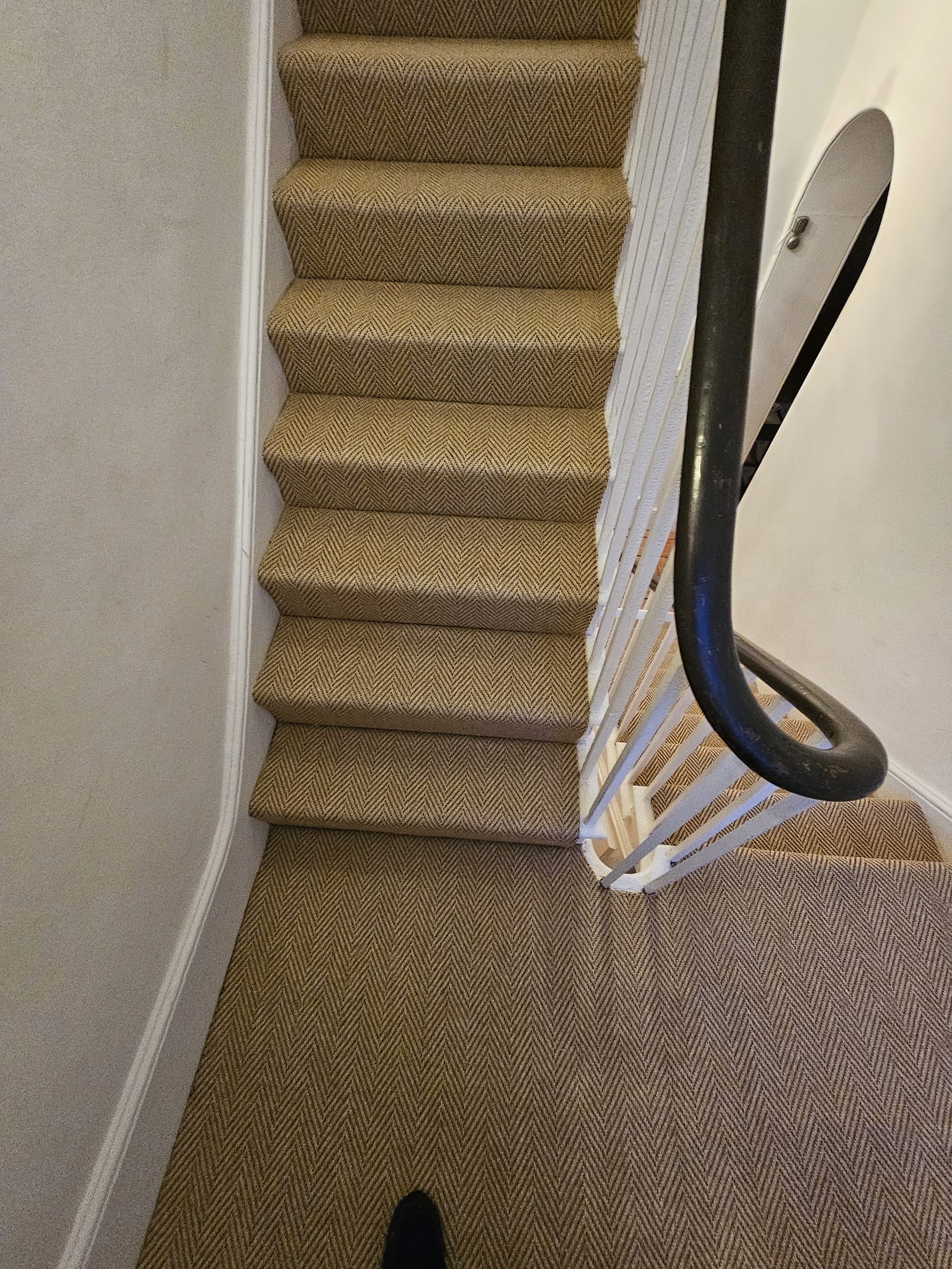 Unnatural Flooring New England Woodstock NE6022 carpet installation in Acton-1