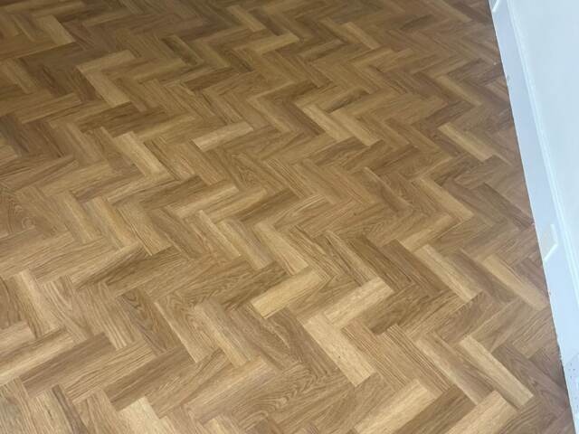 Amtico Spacia Honey Oak installation in Wimbledon