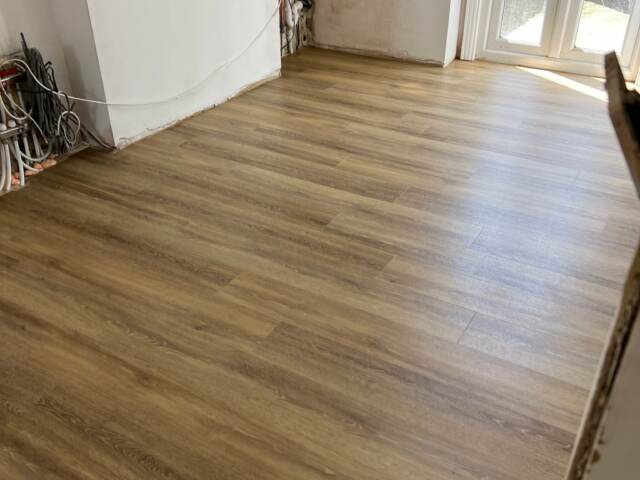 Amtico Spacia Mulled Oak installation in Paddington
