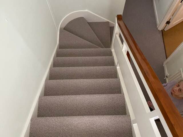 Best Wool Carpets Kensington Sepia installation in Docklands