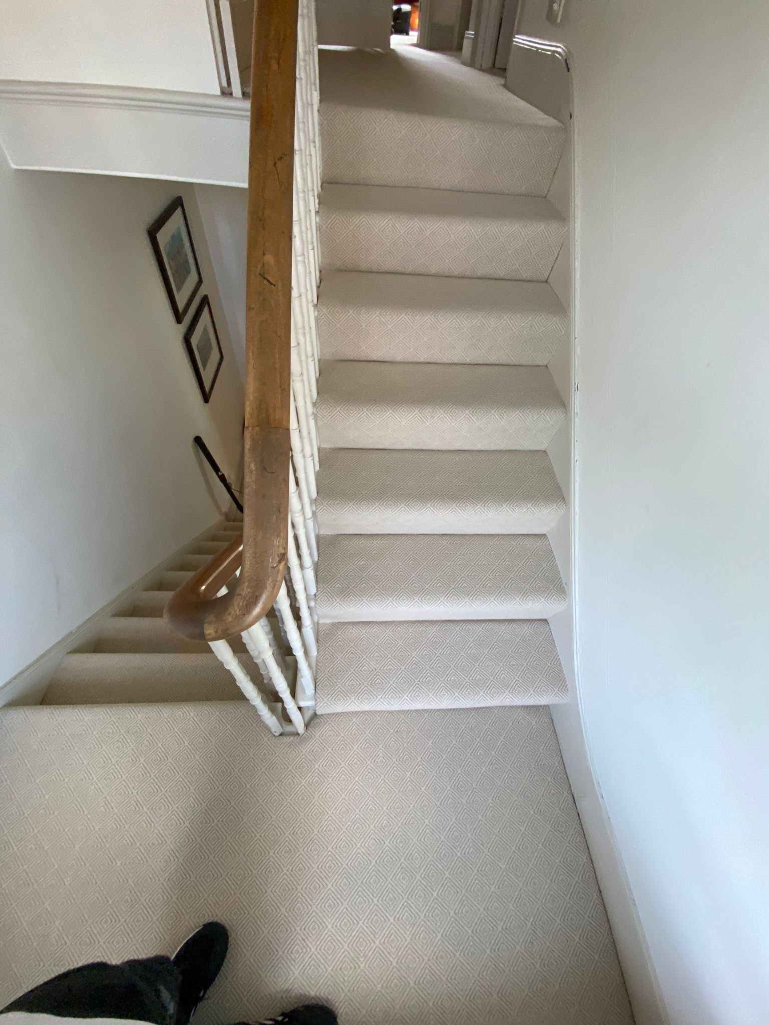 Fibre Carpets Wool Paragon Chloe installation in Canary Wharf-0