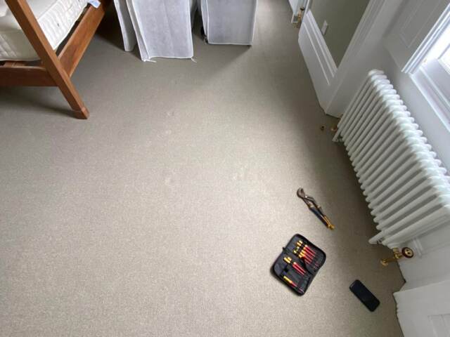 Rols Carpets Nature Premium Lite Wheat installation in Putney