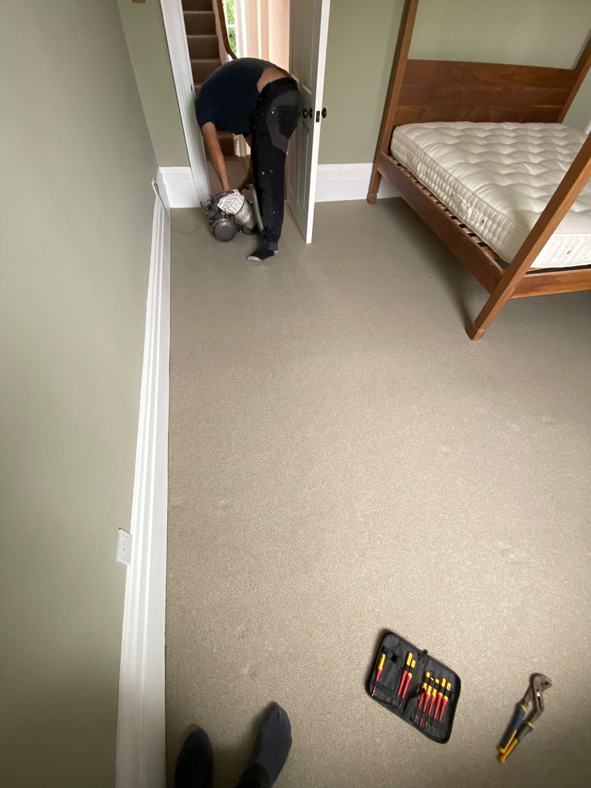 Rols Carpets Nature Premium Lite Wheat installation in Putney-2