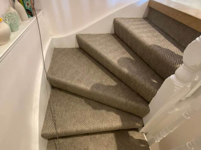 Unnatural Flooring New England Bar Harbor NE6019 carpet installation in Pimlico