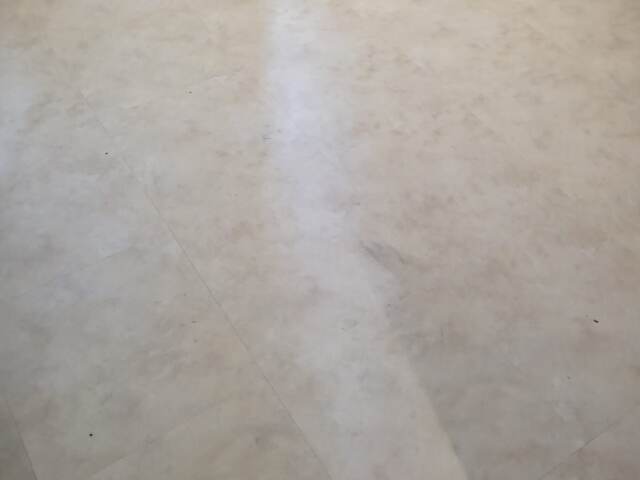 Amtico Spacia Limestone Cool installation in Kings Cross
