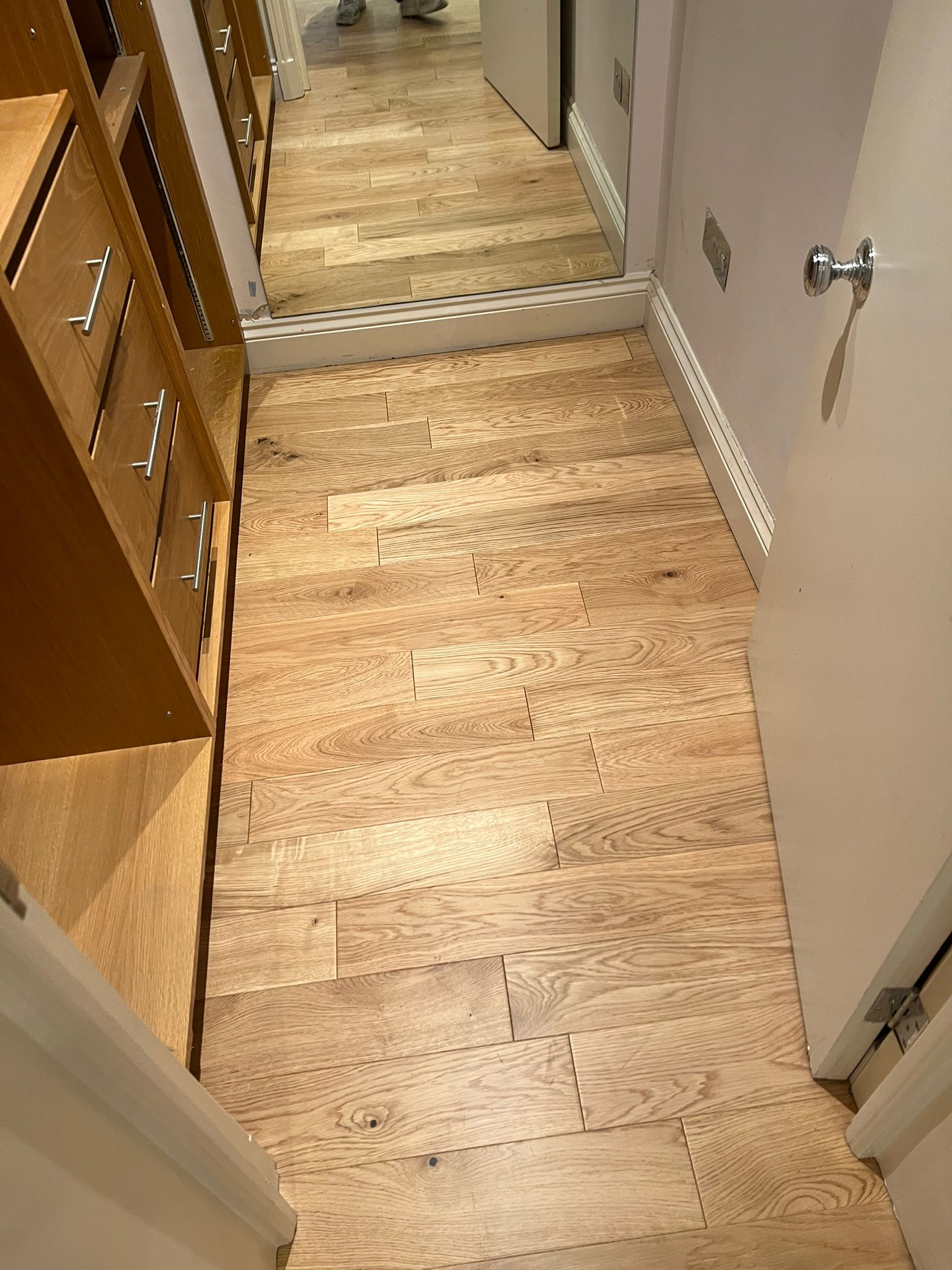 Furlong Flooring Next Step 125 Oak Rustic wood flooring installation in Canary Wharf-0