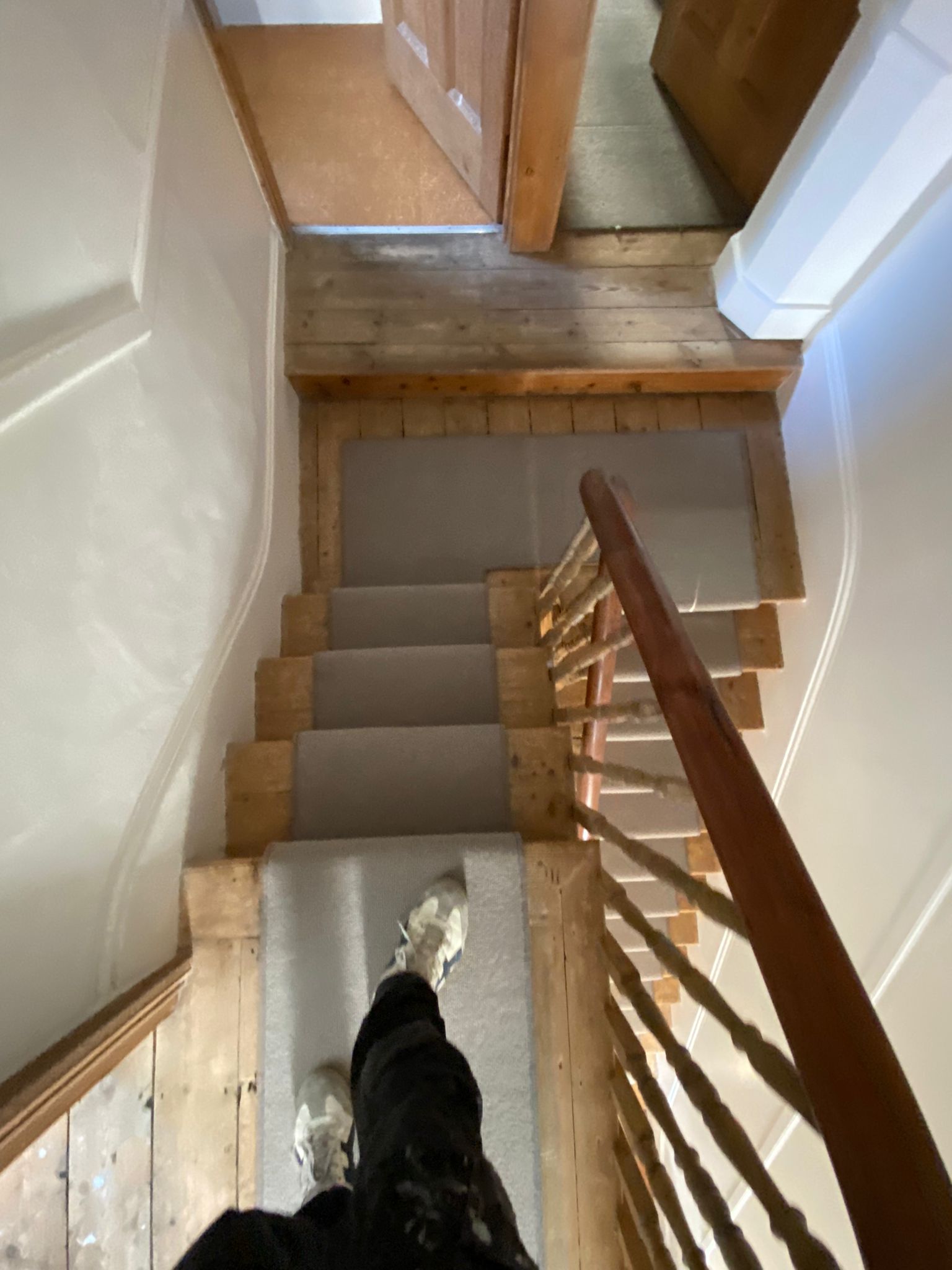 Westex Flooring Natural Loop Collection Cable Maple carpet installation in Marylebone-1