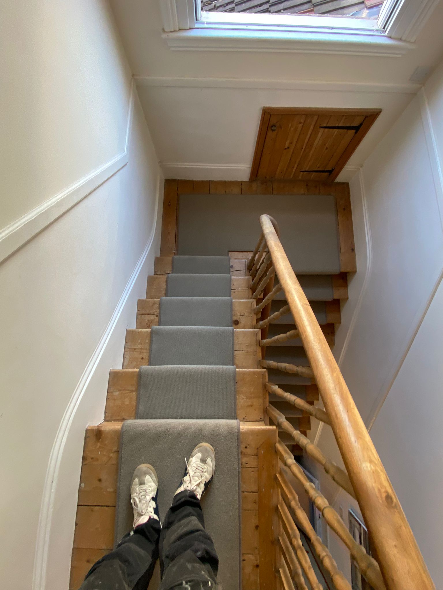 Westex Flooring Natural Loop Collection Cable Maple carpet installation in Marylebone-2