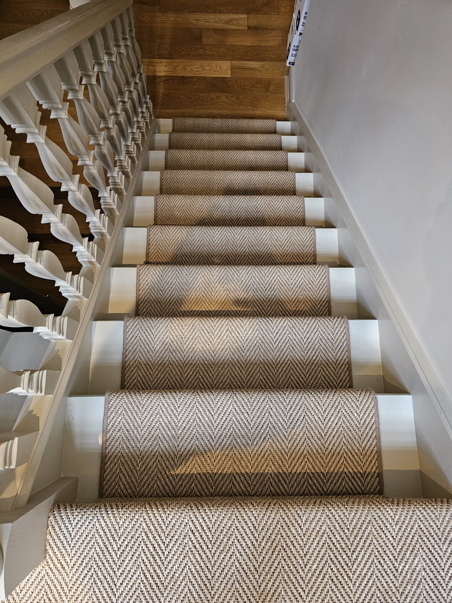 Westex Flooring Westend Velvet Prestige Magnolia carpet installation in Battersea-0