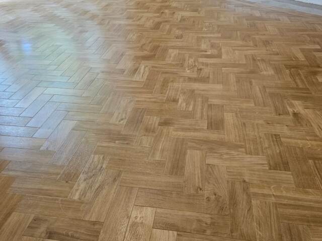 Amtico Signature Golden Oak installation in Chelsea