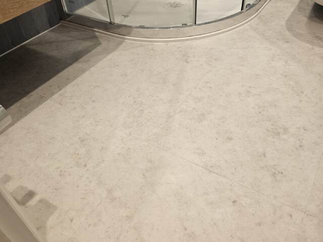 Amtico Signature Shottery Limestone installation in Lambeth