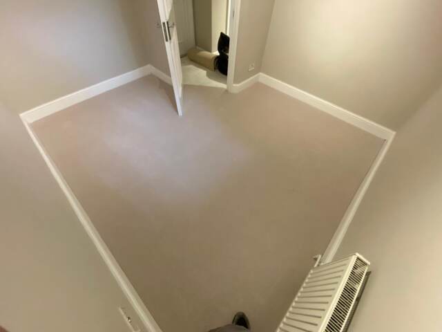 Clarendon Carpets Belsize Park Victorian Lace installation in Putney