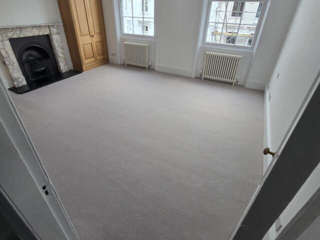 Cormar Carpets Pimlico Graphite installation in Richmond