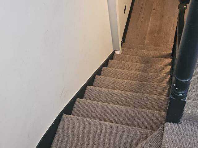 Fibre Carpets Sisal Boucle Spice installation in Fulham