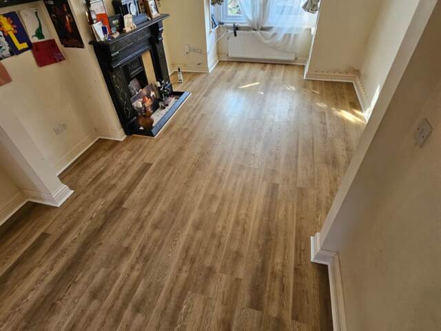 Amtico Click Smart Crest installation in Knightsbridge