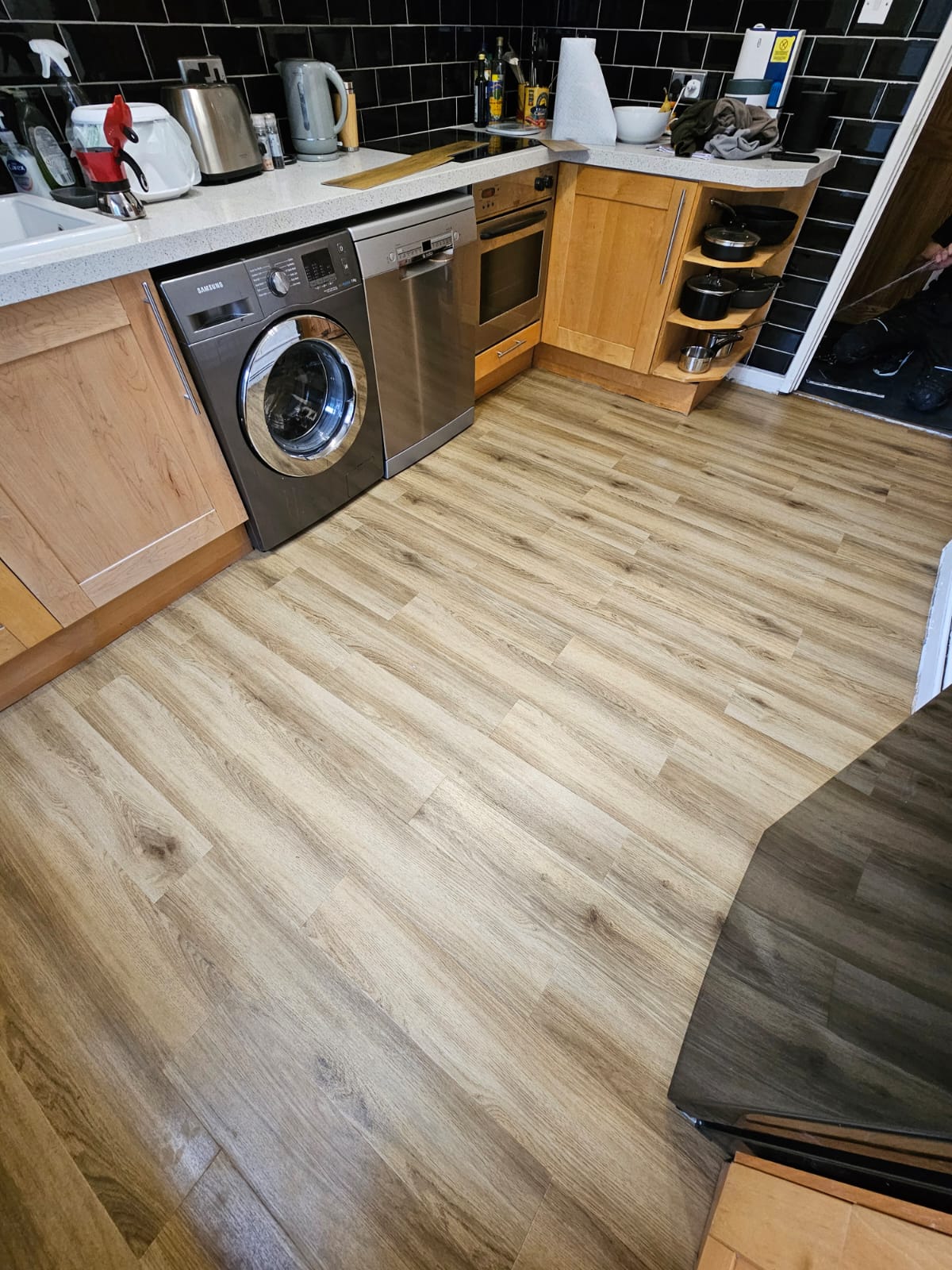 Amtico Signature York Oak installation in Paddington-2