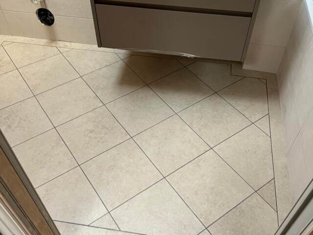 Amtico Spacia Dry Stone Alba installation in Lambeth