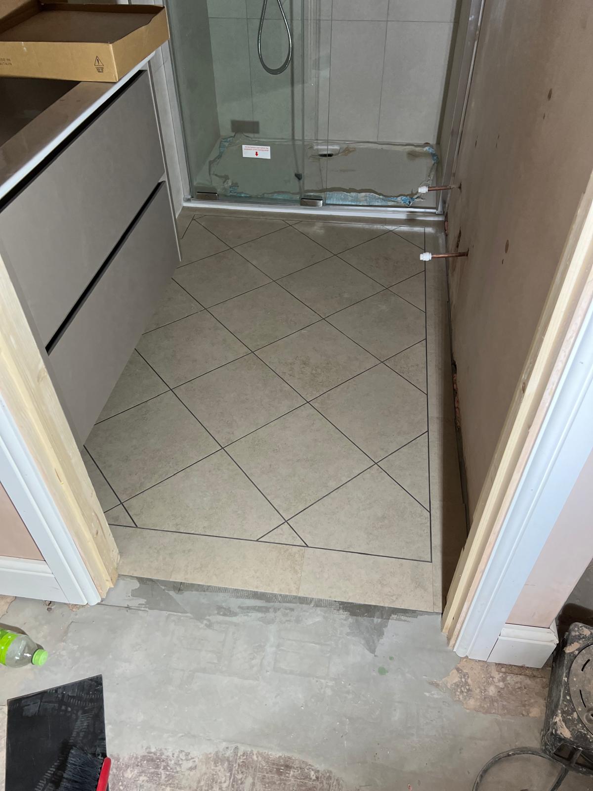 Amtico Spacia Dry Stone Alba installation in Lambeth-1