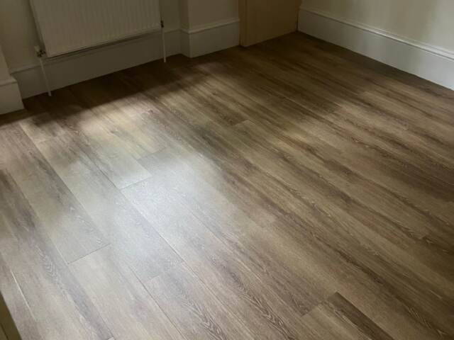 Amtico Spacia Mulled Oak installation in Chiswick