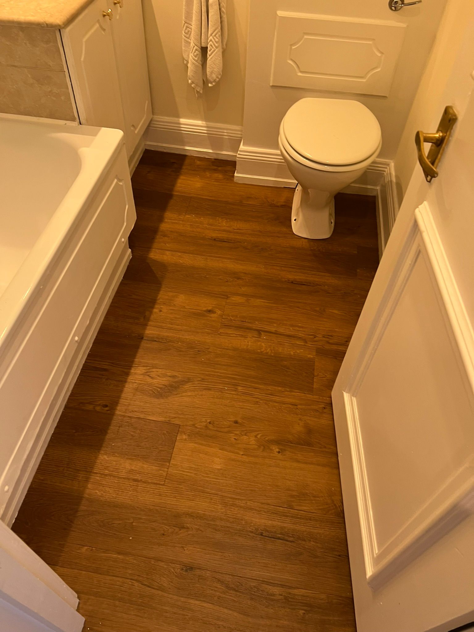 Amtico Spacia Royal Oak installation in Mayfair-1