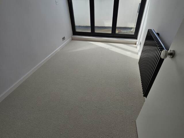 Fibre Carpets Wool Seychelles Cove installation in Borough