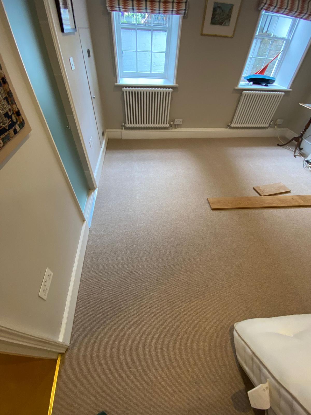 Westex Flooring Croxby Loop Carraway carpet installation in Canary Wharf-0