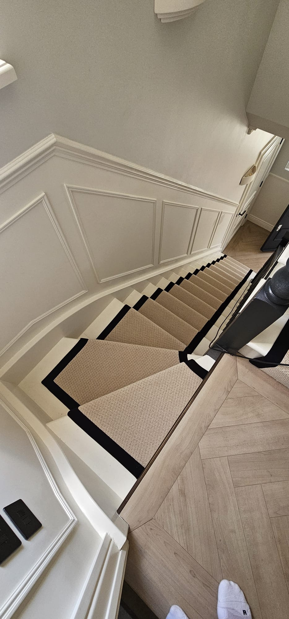 Westex Flooring Natural Loop Collection Boucle Cord carpet installation in Richmond-2