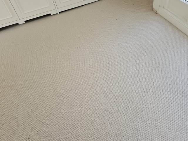 Westex Flooring Natural Loop Collection Boucle Sandcastle carpet installation in Shepherds Bush