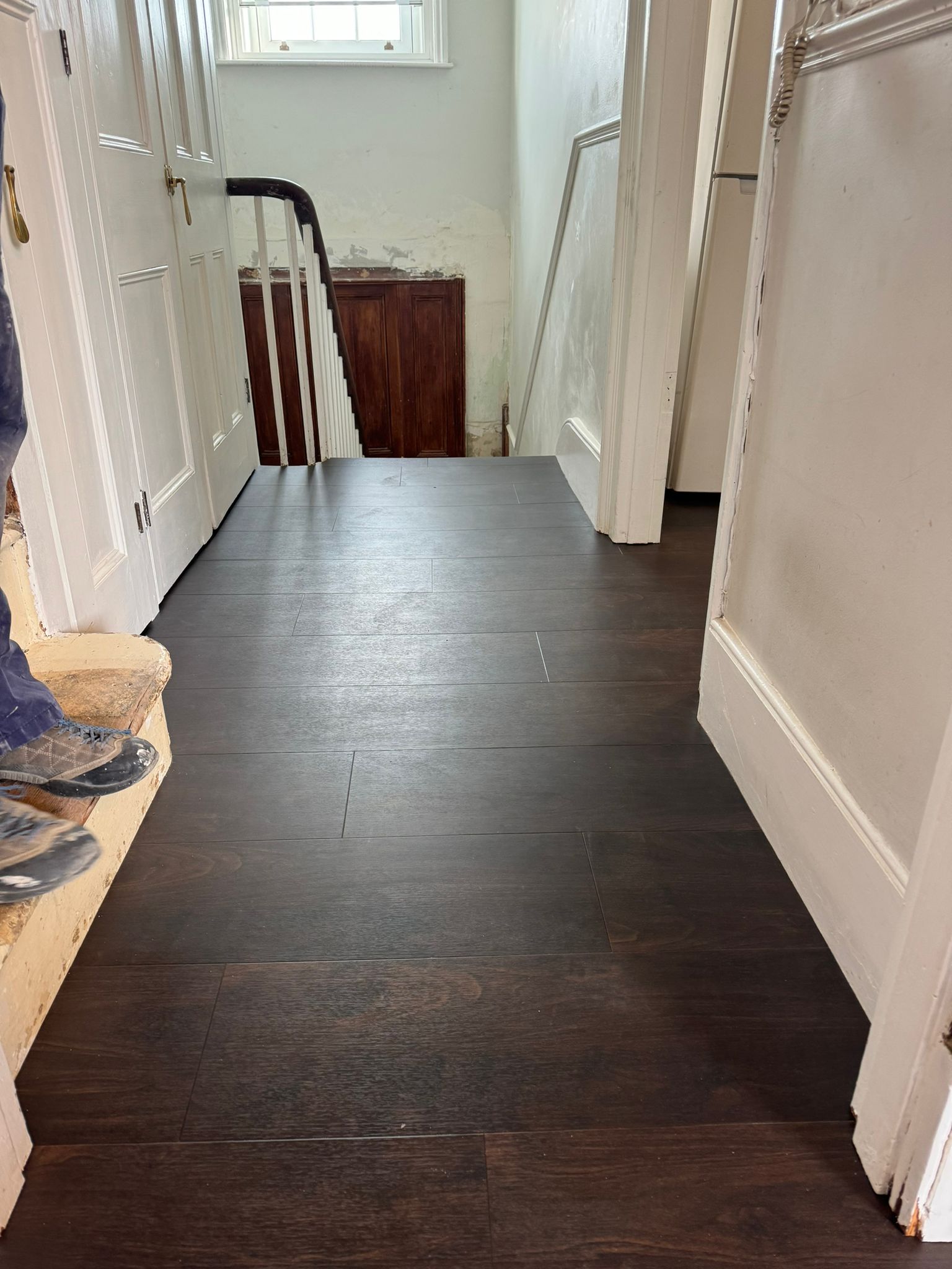 Amtico Signature Dusky Walnut installation in Earls Court-0